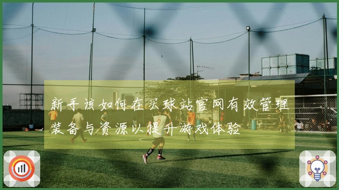 新手该如何在买球站官网有效管理装备与资源以提升游戏体验
